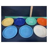 VINTAGE FIESTAWARE 6 INCH BOWLS ASSORTED COLORS 7