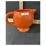 VINTAGE FIESTWARE RED WATER PITCHER