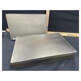 2- Metal decorator boxes with lids  11x16