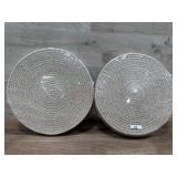 12 New brown and beige place mats