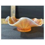 CARNIVAL PEACH OPAL 7 1/2 INCH BOWL