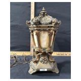 Old Chaulk ware cherub night light