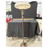 Art Deco style floor lamp with embossed shade