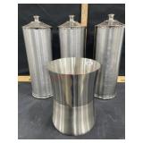 Double wall wine chiller and 3 Stainless steel