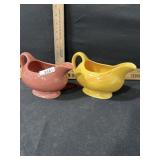 VINTAGE FIESTAWARE GRAVY/SAUCE BOATS 2 QTY