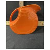 VINTAGE FIESTAWARE RED DISK PITCHER