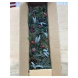 Lighted apple and berry garland