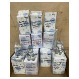 24 Snow buddies Santa and Snowman ornaments