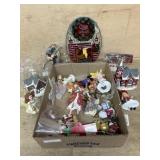 Flat with doll and church ornaments and Coca Cola