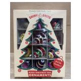 12 Christopher Radko Shiny brite glass ornaments