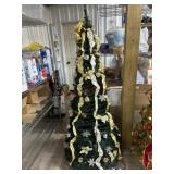 Gold and Silver ornaments Decorated pop up tree