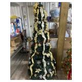 Gold and Silver ornaments Decorated pop up tree