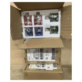 3 Boxes of 6 holiday package ornaments