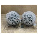 2- Clear large ball lights