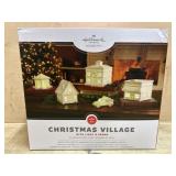 Hallmark Christmas village with light and sound