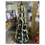 Gold and Silver ornaments Decorated pop up tree