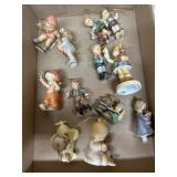 Flat with Goebel ornaments and child ornaments