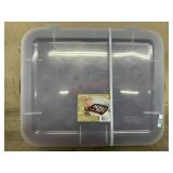 Set of 2 Sterilite ornaments storage boxes