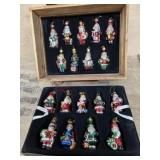 Crate of 18 Thomas Paconni glass ornaments