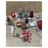 Flat of various Christmas ornaments
