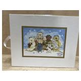 Set of 6 Boyds Bear ornaments