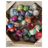 Flat of vinatage ornaments