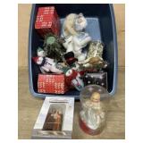 Flat of various Christmas ornaments