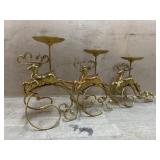 Reindeer candle centerpiece