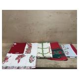 6 Vintage table cloths
