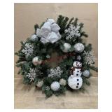 24 inch Snowman wreath
