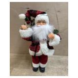 12 inch Santa figure in red suit