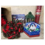 Box lot with snowman lantern/ Mesh/ Snowman