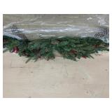 5 foot mantle swag with LED lights