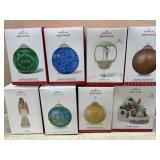 8 Hallmark ornaments