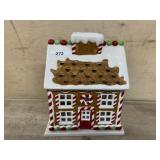Gingerbread house candle burner
