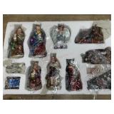 Thomas Paconni glass nativity set