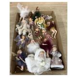 Flat of fairy and angel tree ornaments