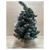 20 inch decorated Christmas tree
