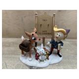 Rudolph reindeer countdown to Christmas figure