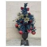 24 inch Tabletop decorated tree in pot