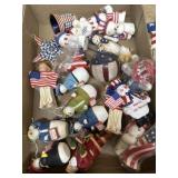 Flat of Americana ornaments