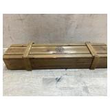 Crate of 12 small Thomas Paconni glass ornaments