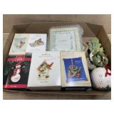 Flat with 6 Hallmark Ornaments