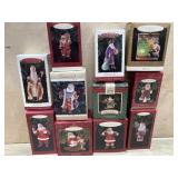 Flat of 11 Hallmark ornaments
