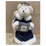 Blue dress Boyds bear tree topper