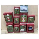 Box of 10 Hallmark ornaments