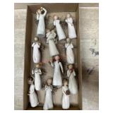 Flat of 12 Willow tree ornaments