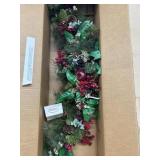 Pinecones apple and berry swag