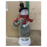 14 inch Glitter Snowman light