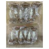 Set of 12 Candlestick branch clip on